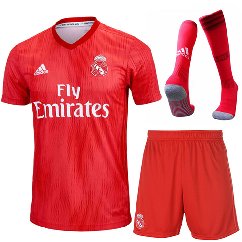 Real Madrid 18/19 3rd Soccer Sets (Shirt+Shorts+Socks)